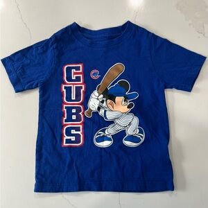 Kids Blue Cubs Graphic T-Shirt - Featuring Mickey Mouse